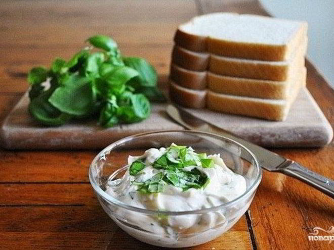 Рецепт майонеза с чесноком