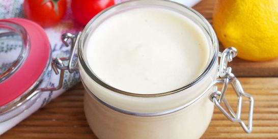 Рисовый майонез с лимонным соком