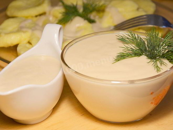 Рецепт вегетарианского соуса майонез из фасоли