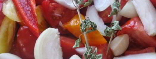 домашний томатный соус из запеченных овощей. Шаг 3