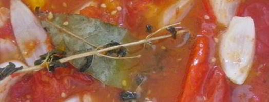 домашний томатный соус из запеченных овощей. Шаг 6