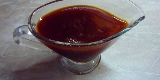 Карамельный соус к мясу