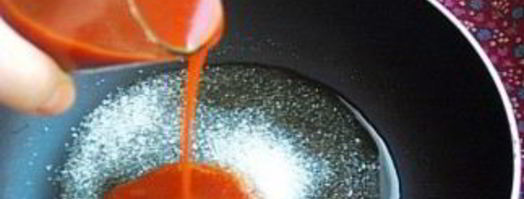 карамельный соус к мясу. Шаг 4