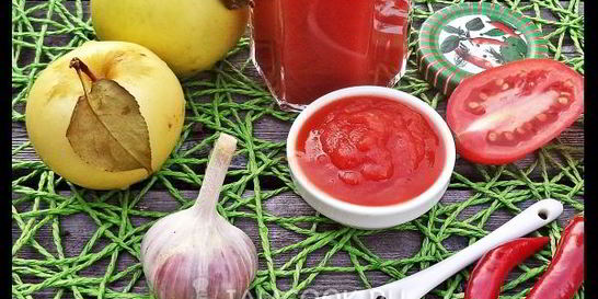 Кетчуп из помидоров с яблоками на зиму