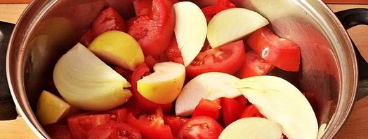 кетчуп из помидоров с яблоками на зиму. Шаг 4