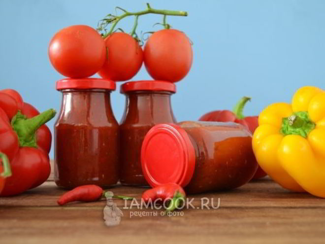 Рецепт кетчупа с крахмалом на зиму