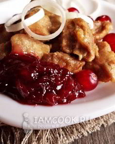Клюквенный соус к мясу