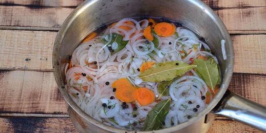 Горячий маринад для рыбы