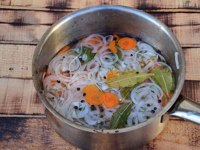 Рецепт горячего маринада для рыбы