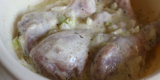 Кефирный маринад для курицы