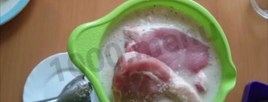 маринад для мяса на пиве и кефире. Шаг 3