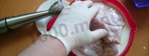 маринад для мяса на пиве и кефире. Шаг 5