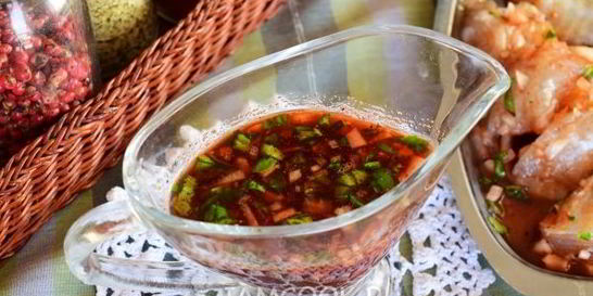 Маринад для рыбы с красным вином и бальзамиком