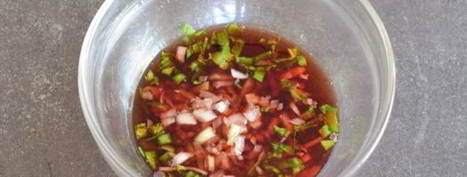 маринад для рыбы с красным вином и бальзамиком. Шаг 6