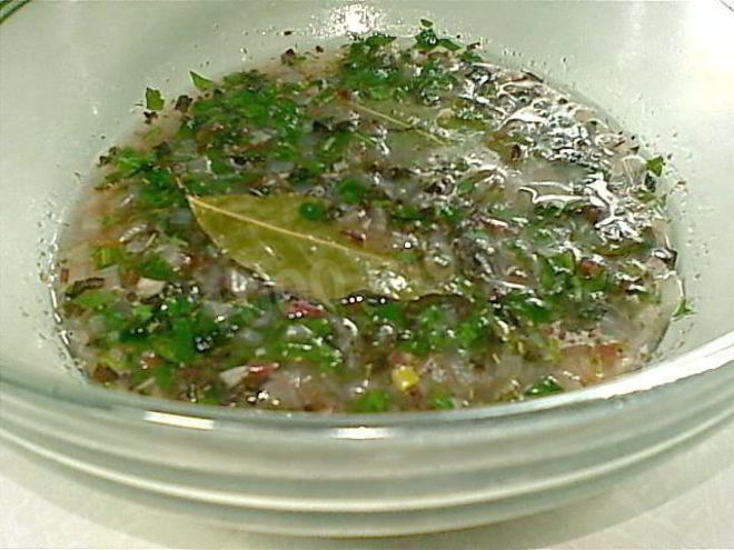 Рецепт маринада на белом вине для рыбы