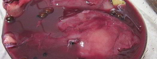 пастрома из куриной грудки в винном маринаде. Шаг 4