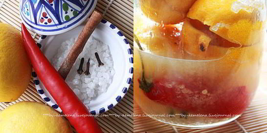 Соленые лимоны для курицы