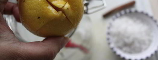 соленые лимоны для курицы. Шаг 3