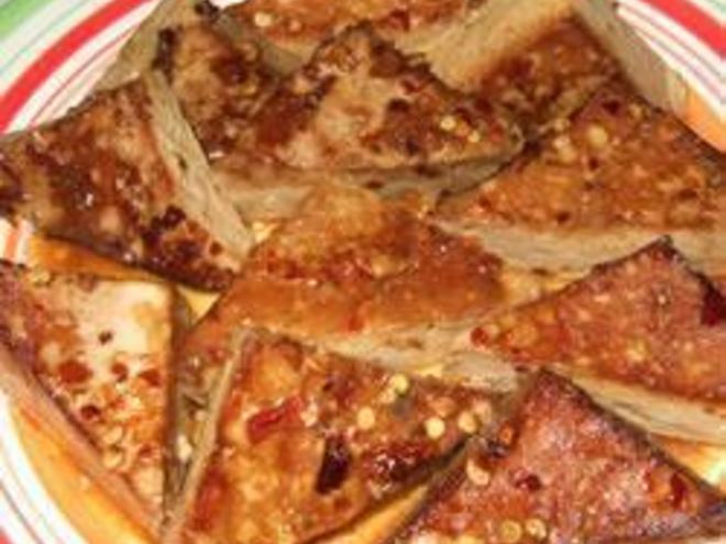 Рецепт тофу в апельсиново-имбирном маринаде