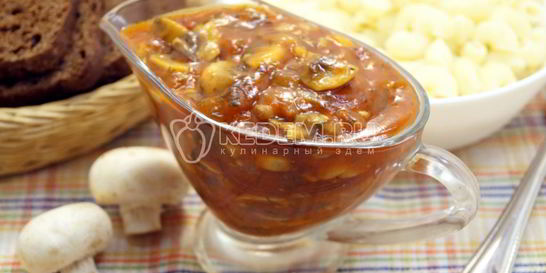 Постный грибной соус