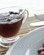 Шоколадный соус к мясу