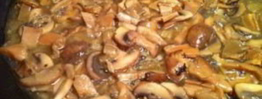 сливочно-грибной соус. Шаг 3