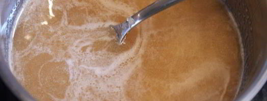 соленый карамельный соус. Шаг 4