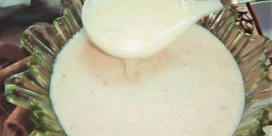 Белый соус бешамель на молоке с мукой