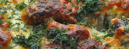 куриные полпетты под сальсой и бешамель. Шаг 3