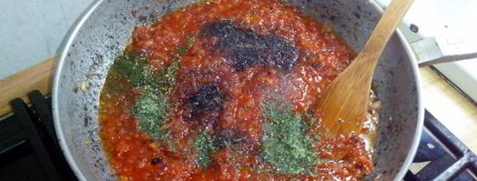 соус для пиццы на помидорах и луке. Шаг 5