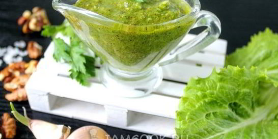 Бюджетный соус Песто