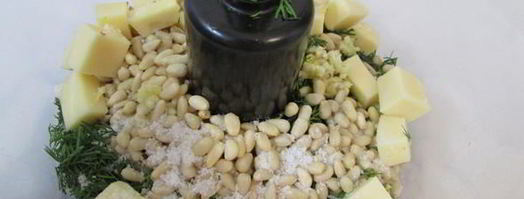 филе индейки с соусом песто из укропа. Шаг 4