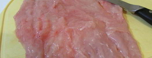 филе индейки с соусом песто из укропа. Шаг 7