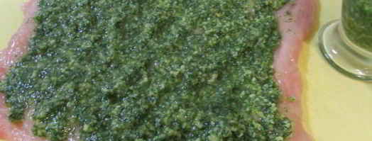 филе индейки с соусом песто из укропа. Шаг 8