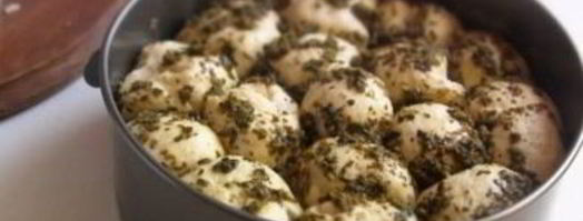 фокачча с соусом песто. Шаг 6