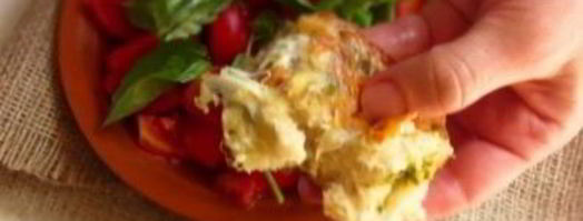 фокачча с соусом песто. Шаг 7