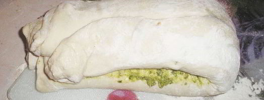 хлеб с соусом песто. Шаг 10