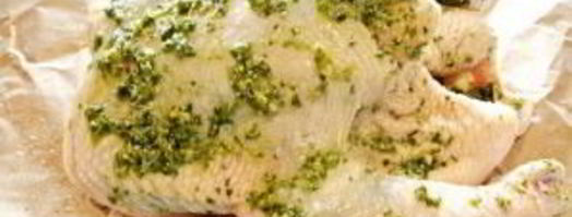 курица с соусом песто. Шаг 5