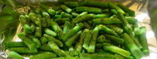 лосось с соусом песто. Шаг 4