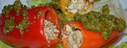 мини-перцы с соусом песто. Шаг 5