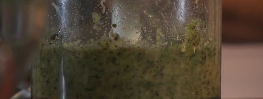 морковные спагетти с соусом песто. Шаг 3