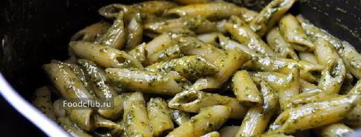 пенне с соусом песто и брезаолой. Шаг 5