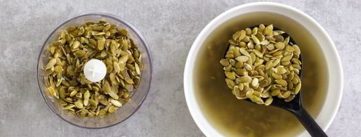 песто из тыквенных семечек. Шаг 6