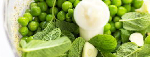 песто из зеленого горошка с мятой и фисташками. Шаг 5