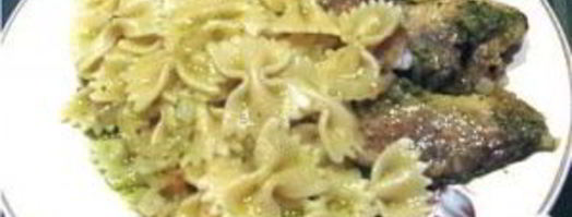 рыба под соусом песто в горшочках. Шаг 7