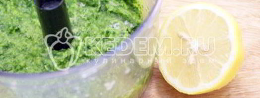 соус песто из черемши. Шаг 8