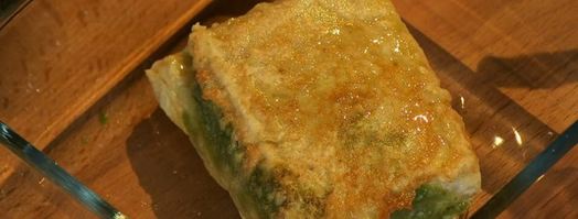 судак, запеченный с соусом песто и мини-овощами. Шаг 7