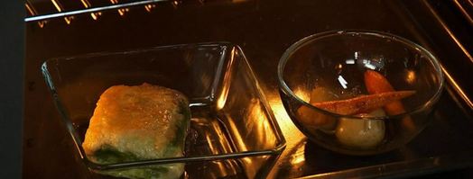 судак, запеченный с соусом песто и мини-овощами. Шаг 8