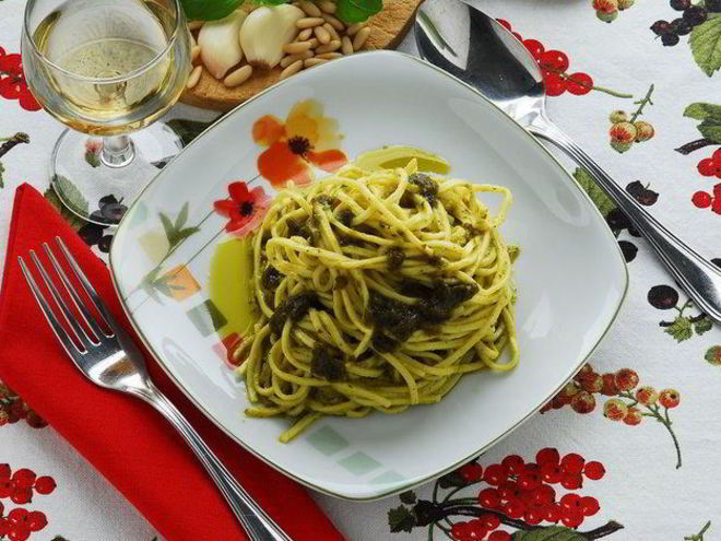 Рецепт тренетте с соусом песто