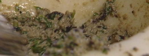 закуска из козьего сыра с соусом песто. Шаг 5